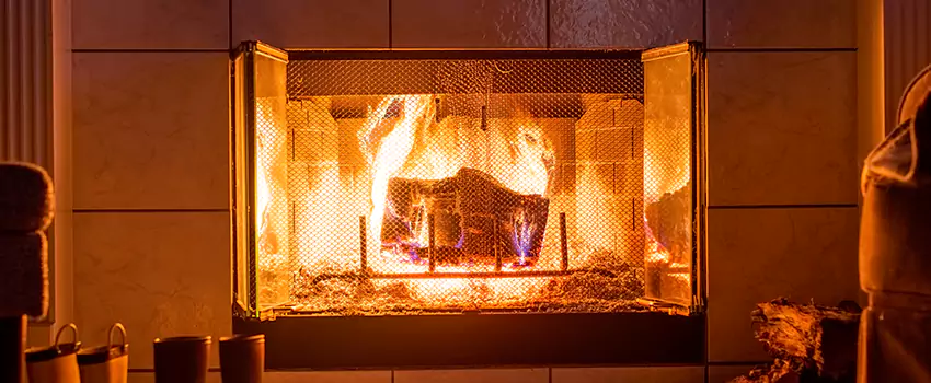 Mendota Hearth Landscape Fireplace Installation in Sand Springs, Oklahoma
